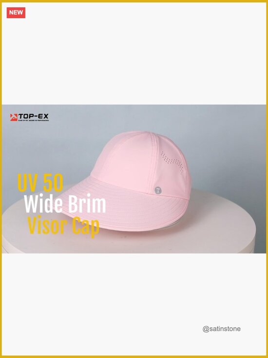 Cooling Wide Brim Sun Hat UPF 80+ Ponytail Adjustable Packable Golf Beach main image 4